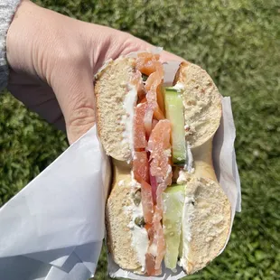 Lox Bagel with Cream Cheese
