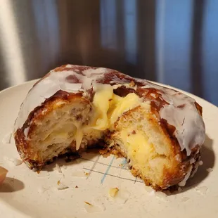 Inside of custard filled dosant ($2.75)