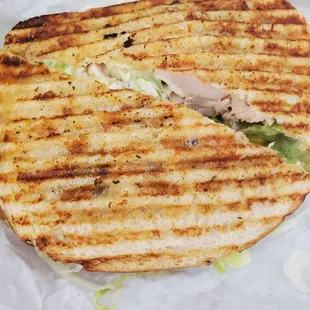 a grilled sandwich