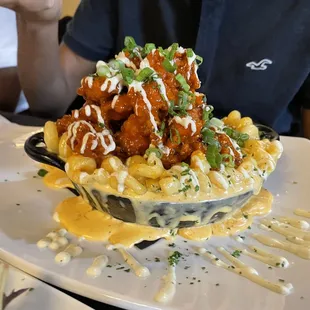 Buffalo chicken Mac and cheese