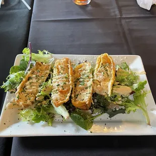 Seafood egg rolls