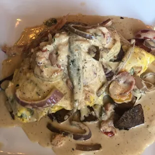 Seafood Overload Omelette