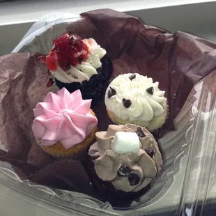Black Forest, cannoli, hot chocolate, pink almond