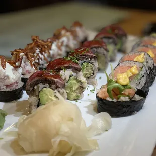 Smoked Salmon Sushi