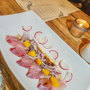 Hamachi Crudo