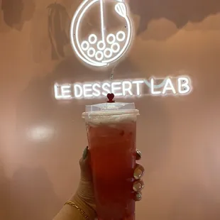 Strawberry fruit tea