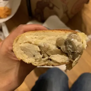 chicken, broccoli + mushroom = $7.49 for  a whole