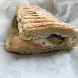 Hot Eggplant Sandwich