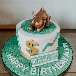 Wall Street cake! Le Duc always do such a good job!