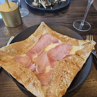 Ham and Cheese Crepe