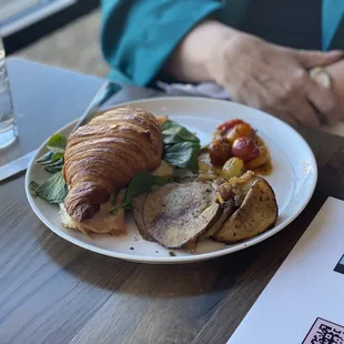 Turkey Croissant Breakfast