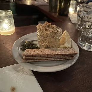 Smoked fish rilletes