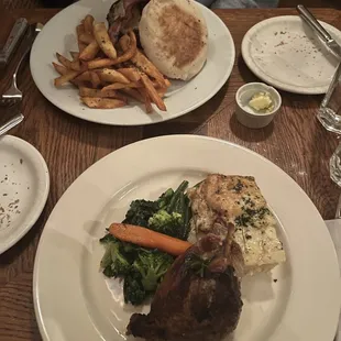 Duck Confit and Le Gigot Hamburger