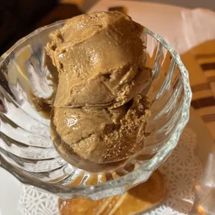 Two scoops coffee ice cream - missed a picture of the chocolate sauce which was terrific