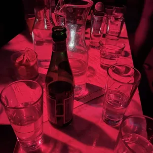 Bottle service for our VIP lounge booth