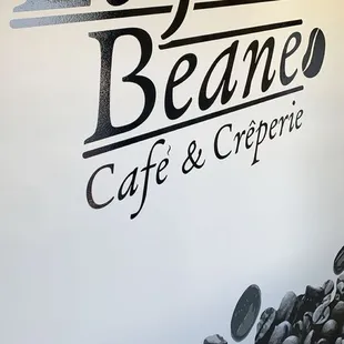 coffee beans on the wall