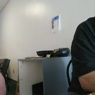 Silverware and a radio