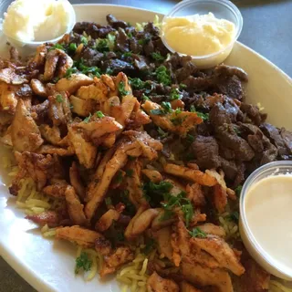 Shawarma over Hummus