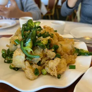 Salt and pepper squid