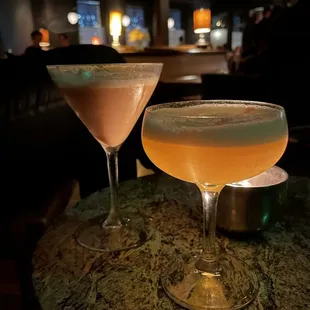 Espresso martini and bartender choice