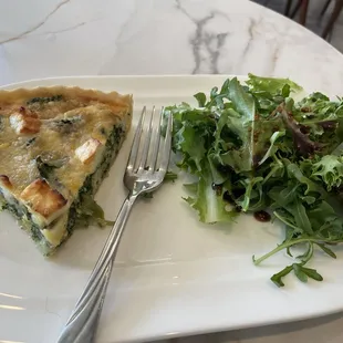 Spinach quiche