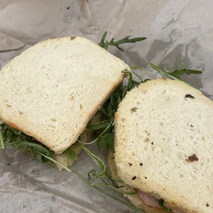 Gluten free Toulouse sandwich