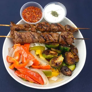 Grilled Beef Skewer Bowl