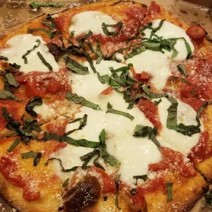 Margarita Pizza ... Favorite is the Mrs. I cache eat it because it has no meat. Still good though