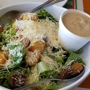 Caesar salad (enough for 2)