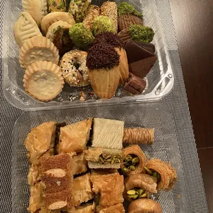 Cookies and Baklava. Delicious!