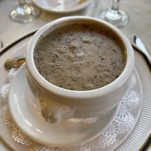Cream of mushroom soup