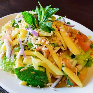 Try some fresh mango salad!!