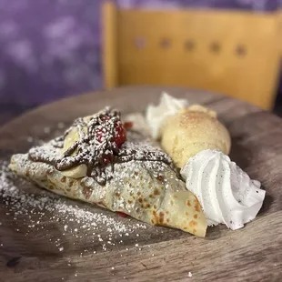 Strawberry Banana Nutella Crepe