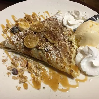 Banana Nut Crepe