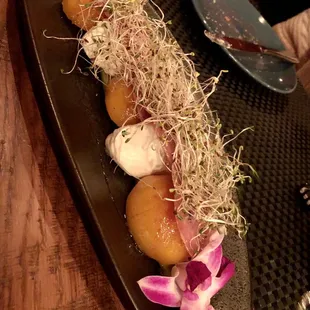 Peach Burrata Dinner