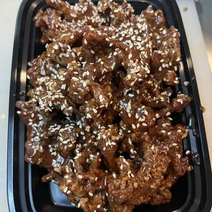 Sesame beef