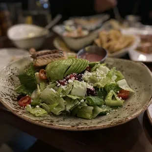 Le Papagayo Salad with Salmon