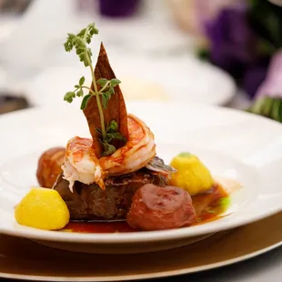 The main course on the wedding day.