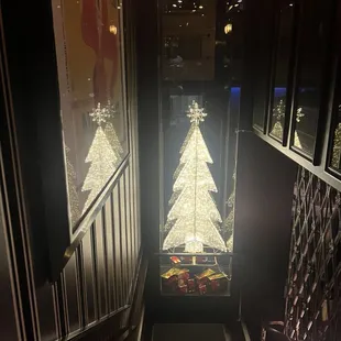 Inside Christmas tree