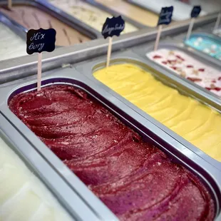 Mouthwatering gelato flavors