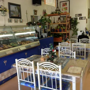 the interior of the restaurant