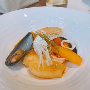 Poached Halibut