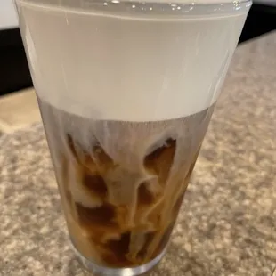 Vanilla cold foam cold brew