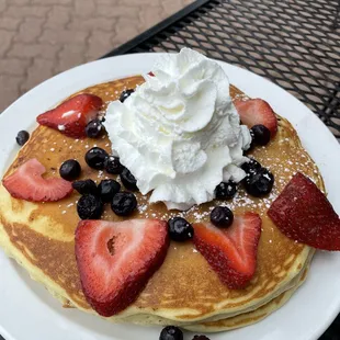 Red, White, &amp; Blue Pancakes