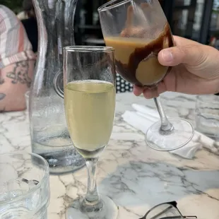 Pineapple Mimosa and Espresso Martini