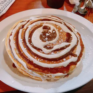 Cinnamon Roll Pancakes