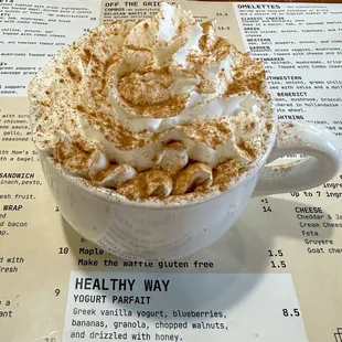 Cinnamon Roll Latte