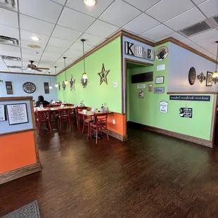 One side of the sitting area