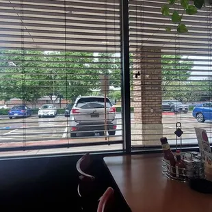 Back area view of parking lot