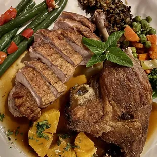 Demi Canard Roti A L&apos;orange